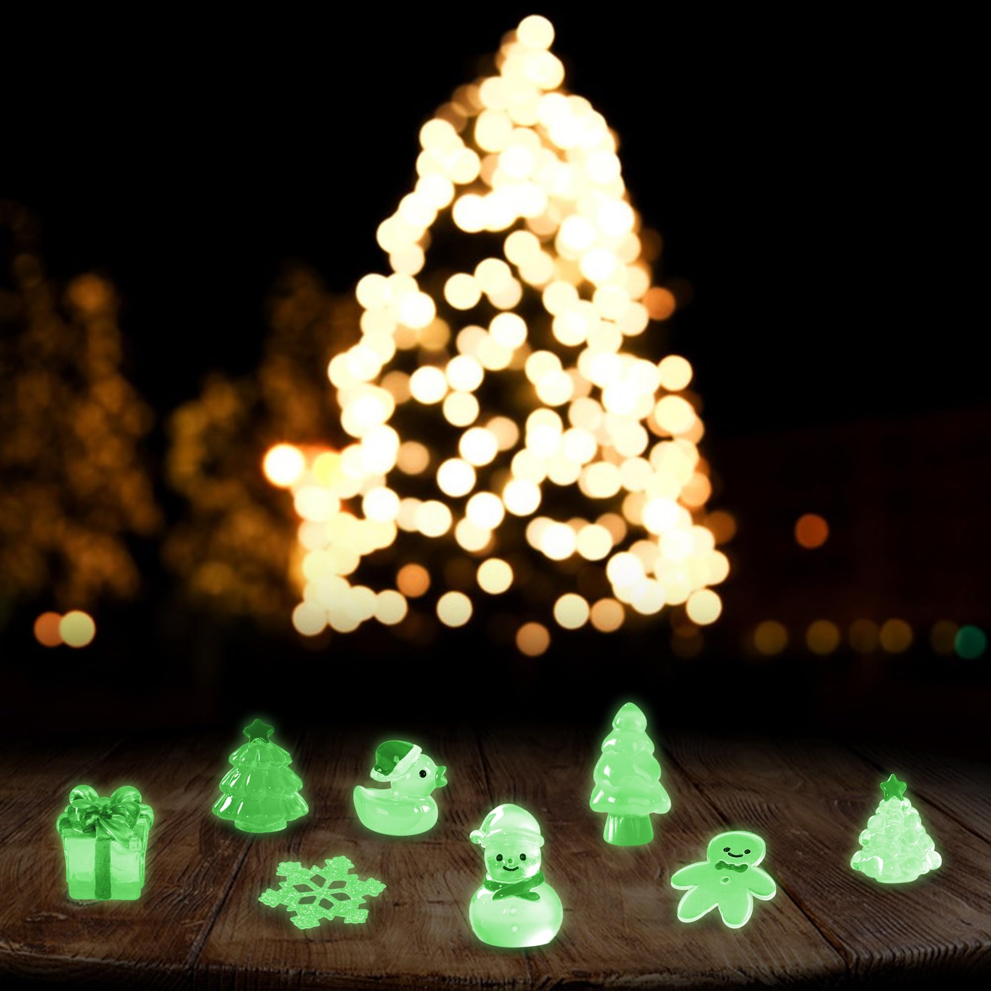 ZXSWEET Christmas miniatures add charm to gardens, rooms, desks, and party decor