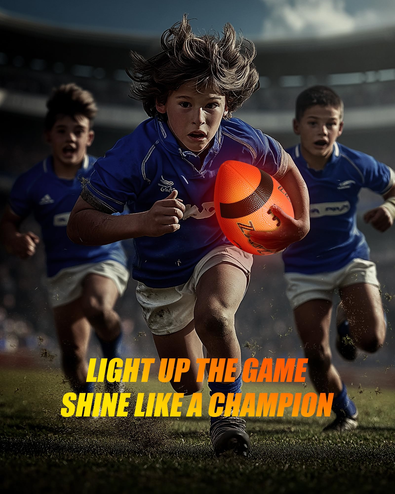 Zxyzz gift-ready glow football ideal for young athletes ages 6–14