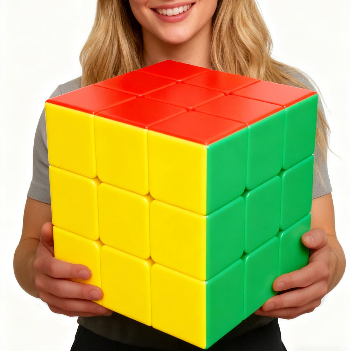 ZY-Wisdom Giant Magic Cube 18cm full view, color-matching puzzle for kids and adults.