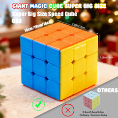 ZY-Wisdom Giant Magic Cube ABS material close-up, durable non-toxic construction for safe play.