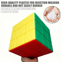 ZY-Wisdom Giant Magic Cube classroom demo showcasing 3x3 color matching.