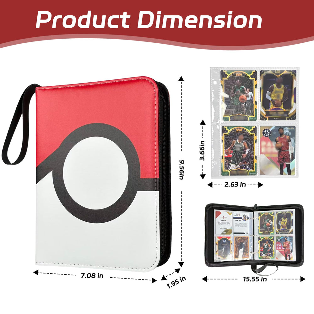 ZYAXWN removable sleeves with 55 pages enable flexible card organization