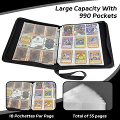 ZYAXWN triple-ring-mechanism allows flexible page addition for growing collections.