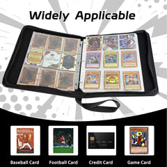 ZYAXWN zipper-closure-secure keeps cards from falling out during transport.