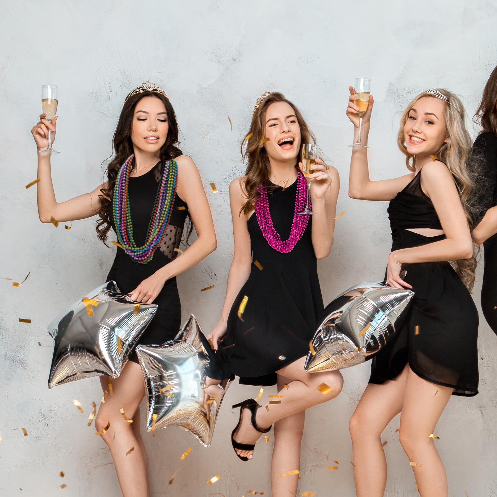 ZYFLSQ parade costume necklaces are lightweight and easy to wear.