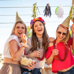 ZYFLSQ party bead necklaces for parades and celebrations