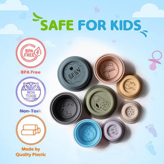 ZYFLSQ toddler stack cups as a learning gift