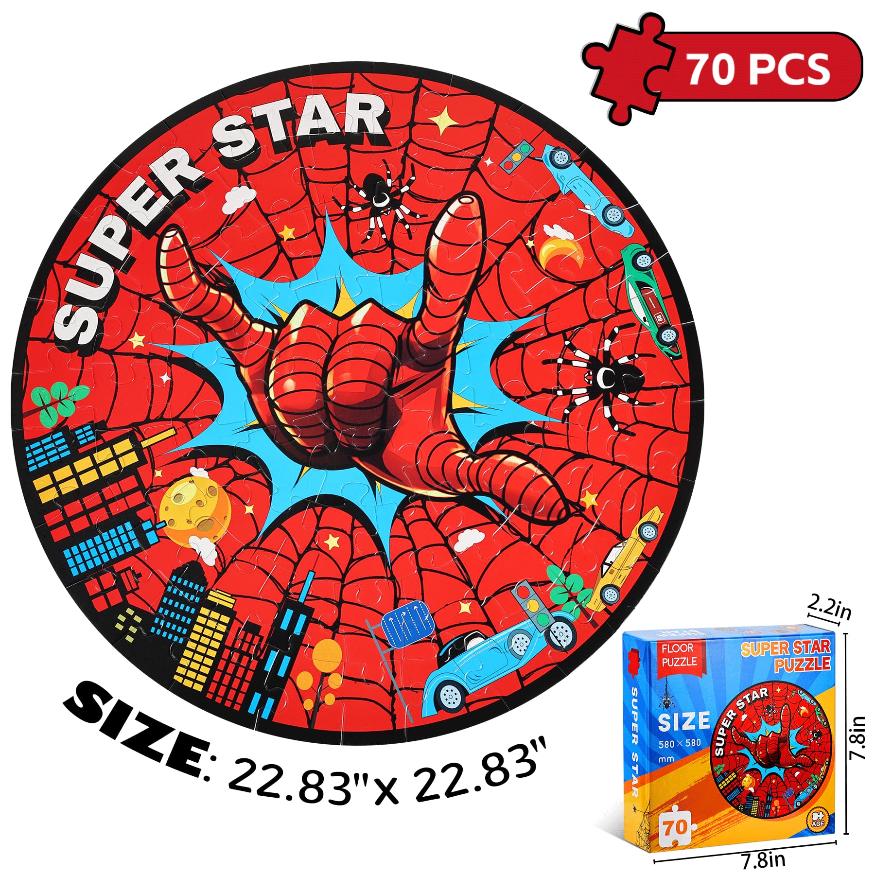 ZYGIG Spider Web Puzzle kid-hands-on play promotes problem solving.