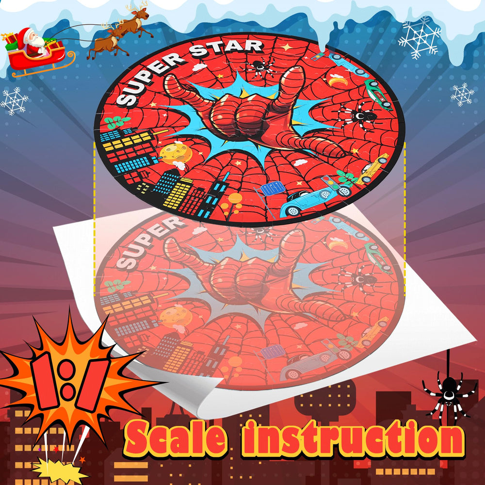 ZYGIG Spider Web Puzzle number guide poster helps faster completion.
