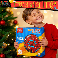 ZYGIG Spider Web Puzzle thick cardboard edges for safety and durability.