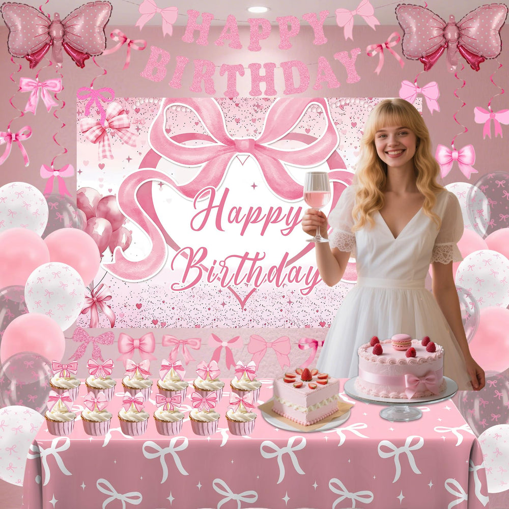 Zyikoch mini bow cake toppers decorate cupcakes with cute charm.