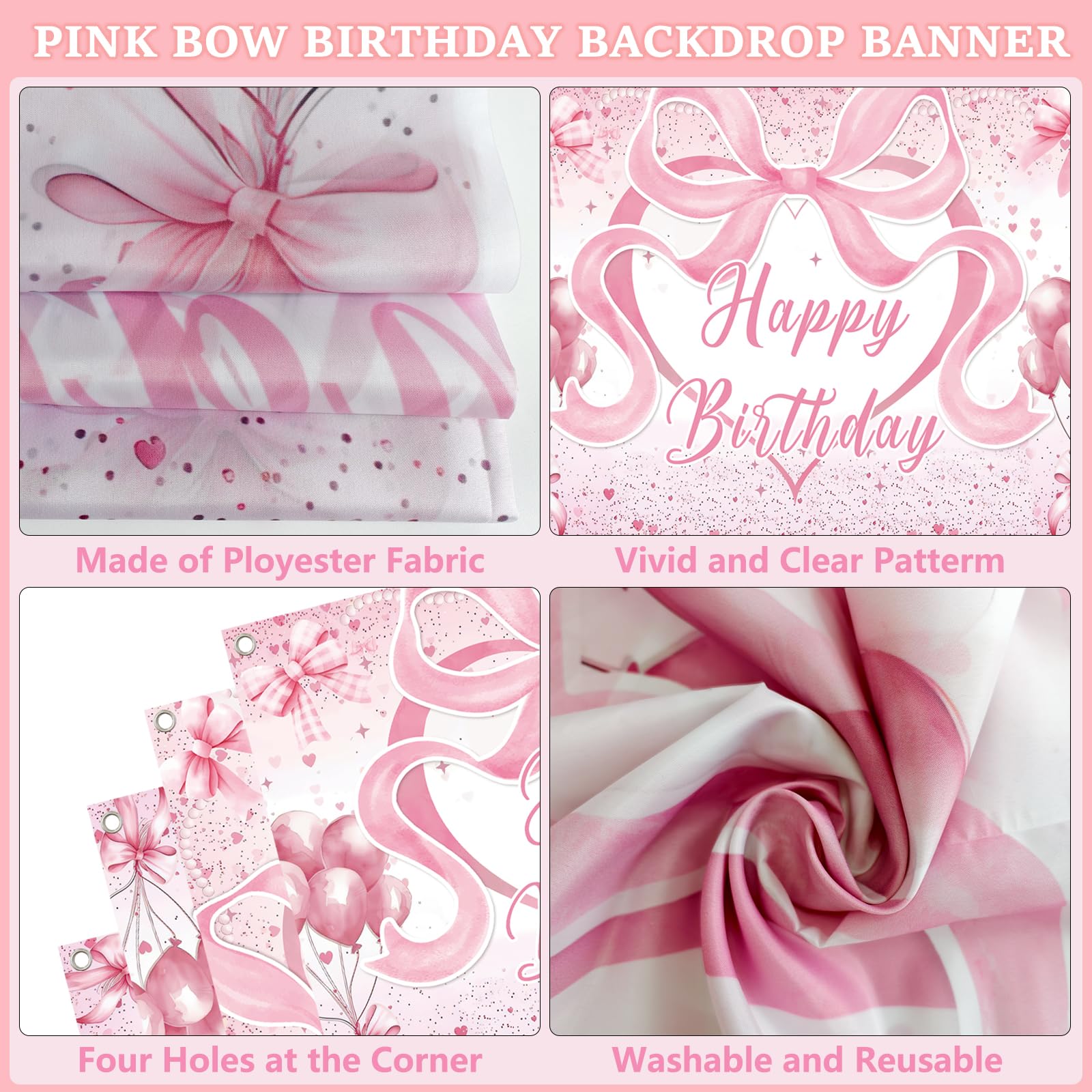 Zyikoch pink hanging swirls create movement and whimsy.