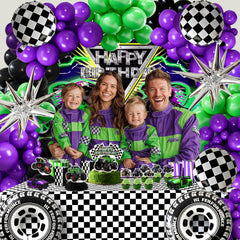 Zylarithon tablecloth provides a sturdy base for party tables and décor.