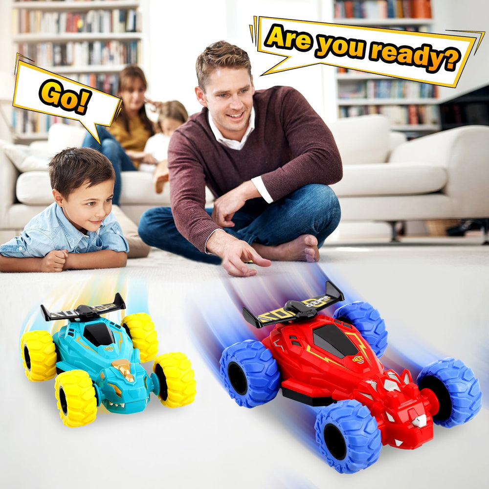 ZYSUN 360 rotating monster trucks for engaging indoor play