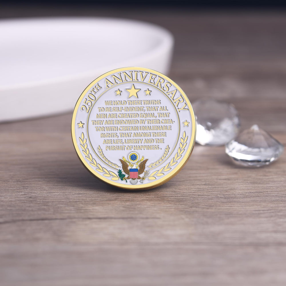 Zyviacy USA 250th Anniversary Coin – ideal patriot gift for friends and students