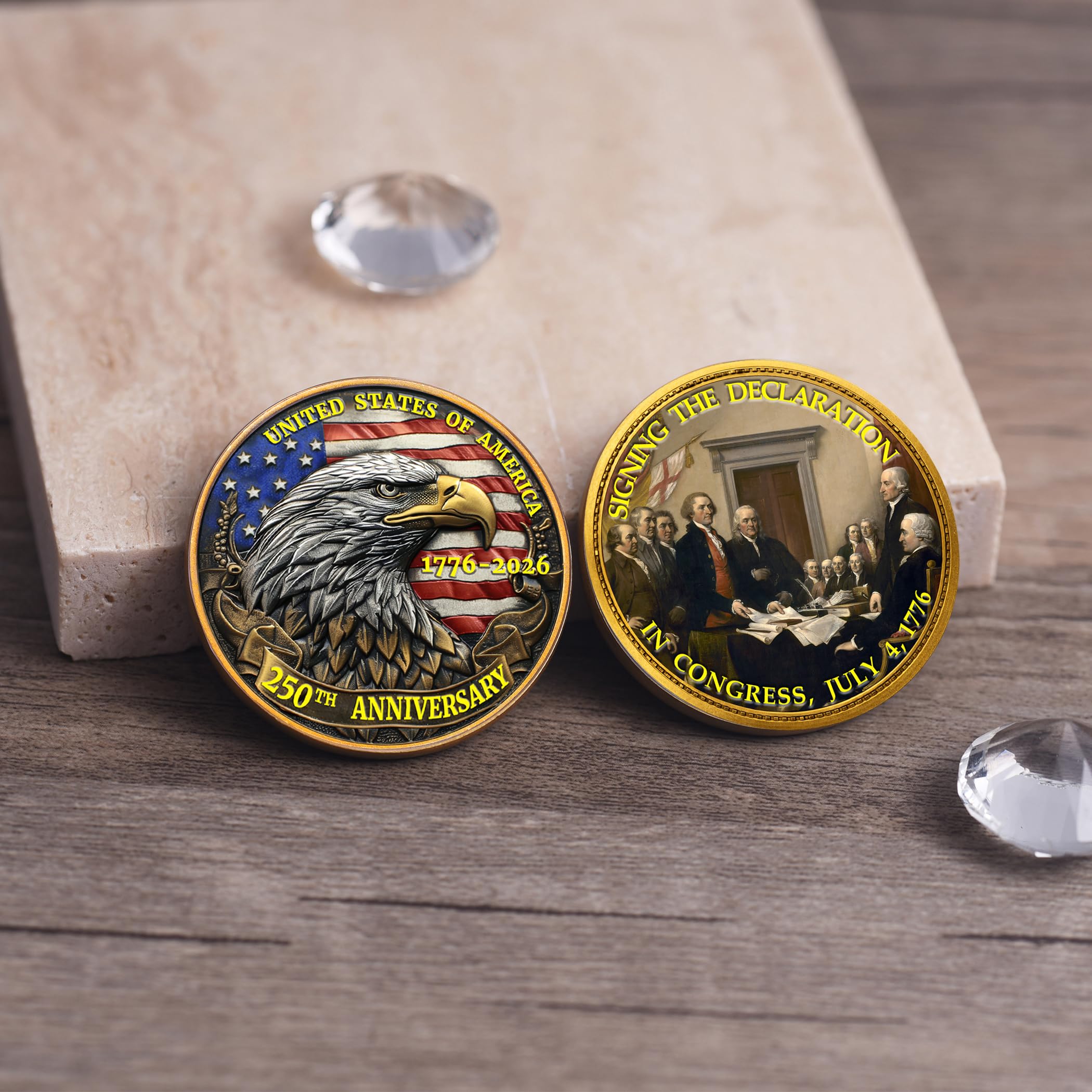 Zyviacy USA 250th gift box ready for gifting to veterans and collectors.