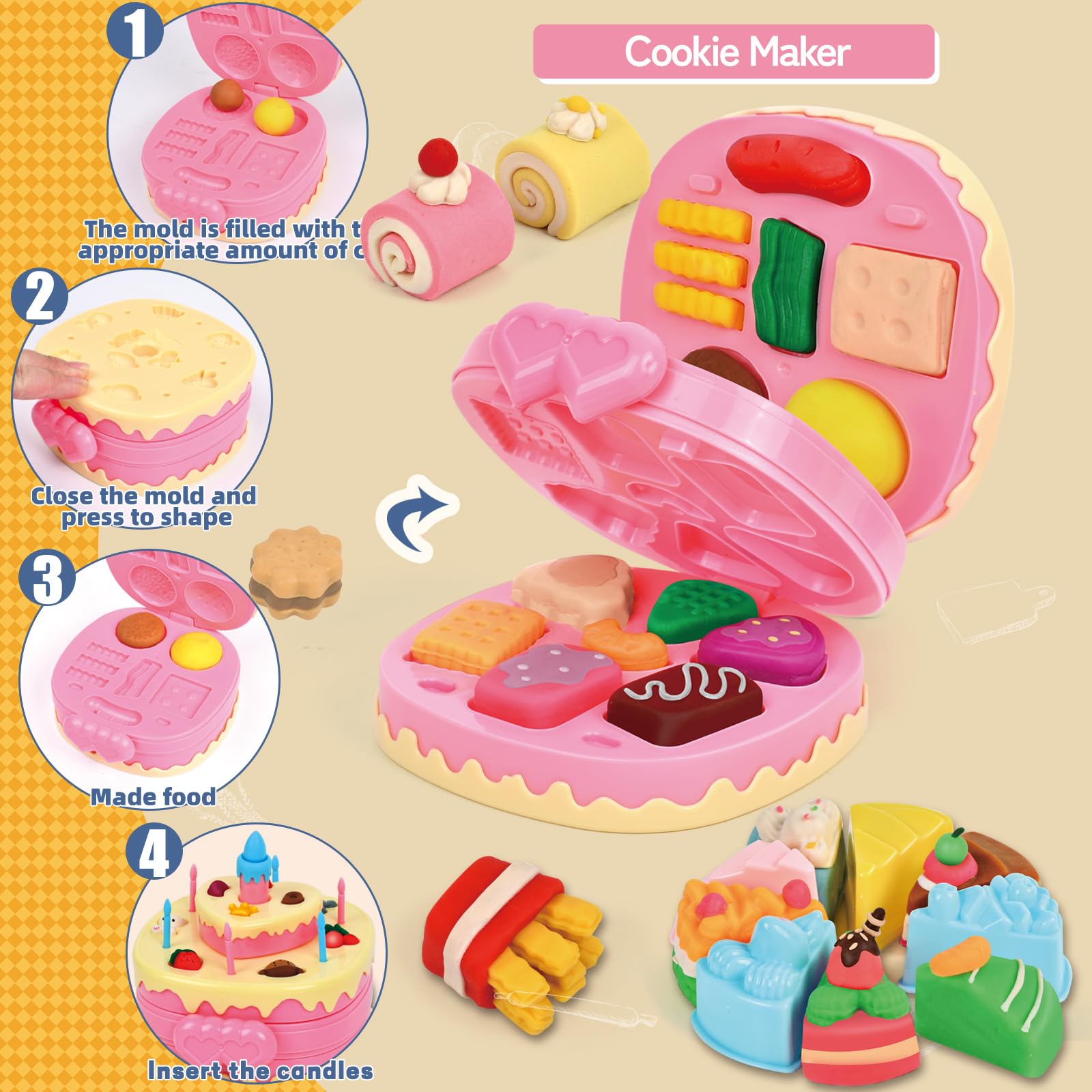 ZYYBQW color dough with 36 hues invites vibrant sensory play.