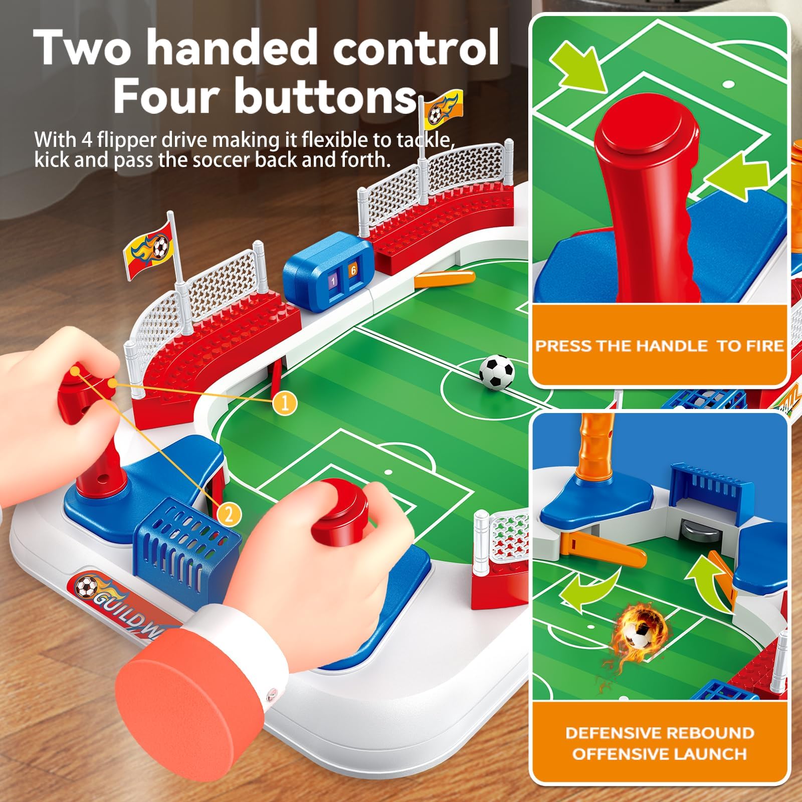 ZYYBQW with 4-flippers close-up showcases dual-action control