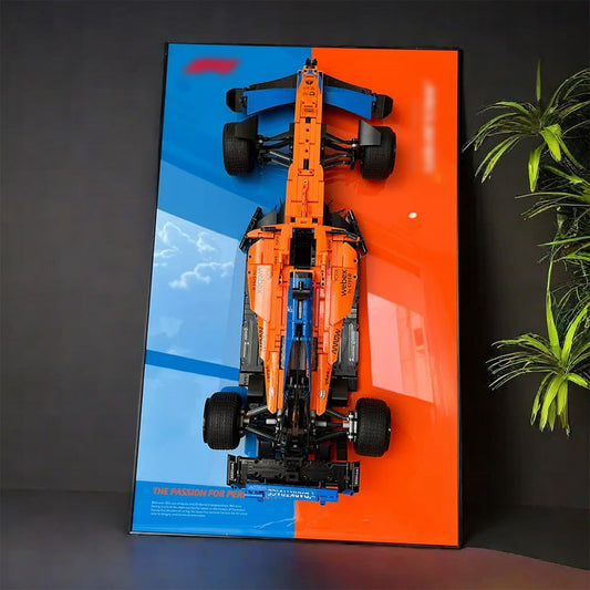 ZZFENGKR lego mclaren f1 wall mount brackets provide secure, easy mounting
