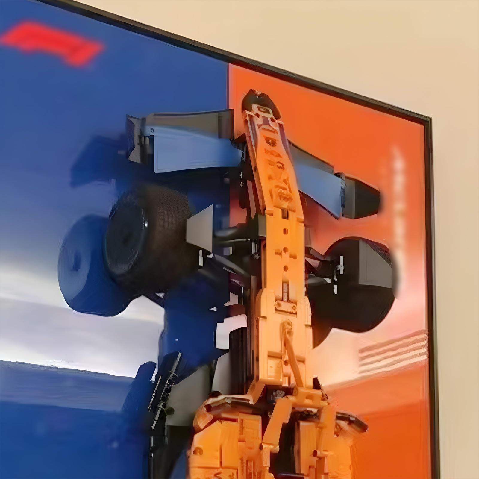 ZZFENGKR lego mclaren f1 wall mount installation tips ensure safe setup