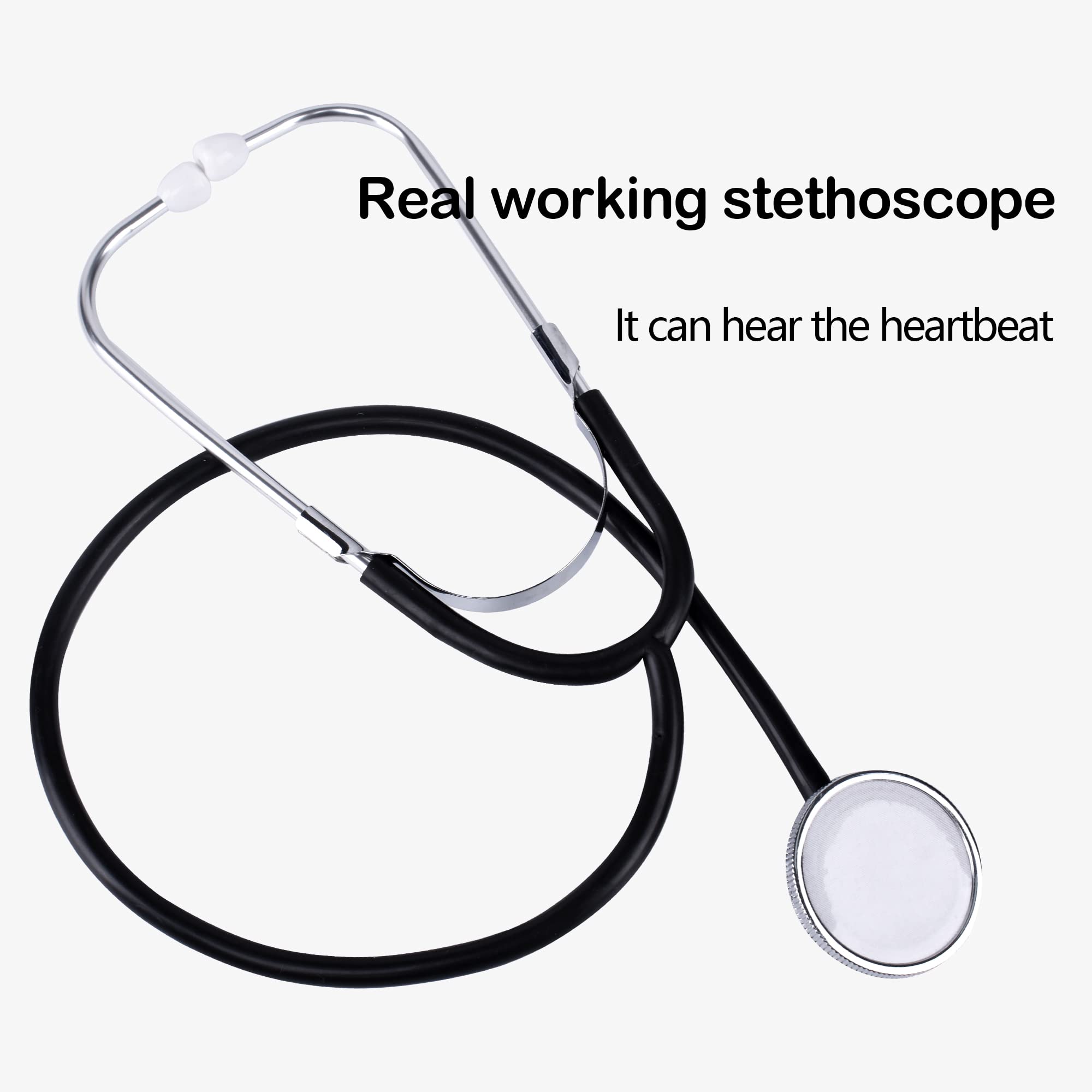 ZZIHAN doctor stethoscope helps hear heartbeats during dress-up
