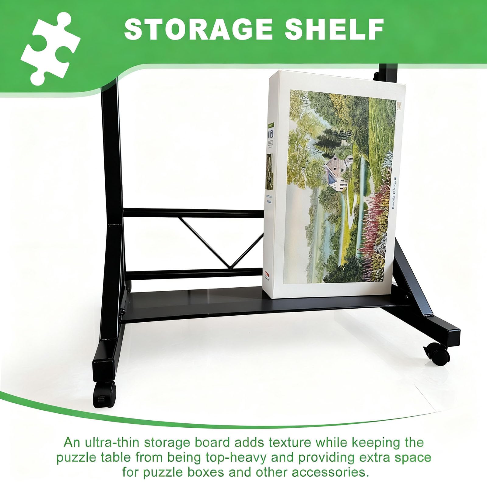 ZZJIHAI lockable wheels ensure stable relocation and setup