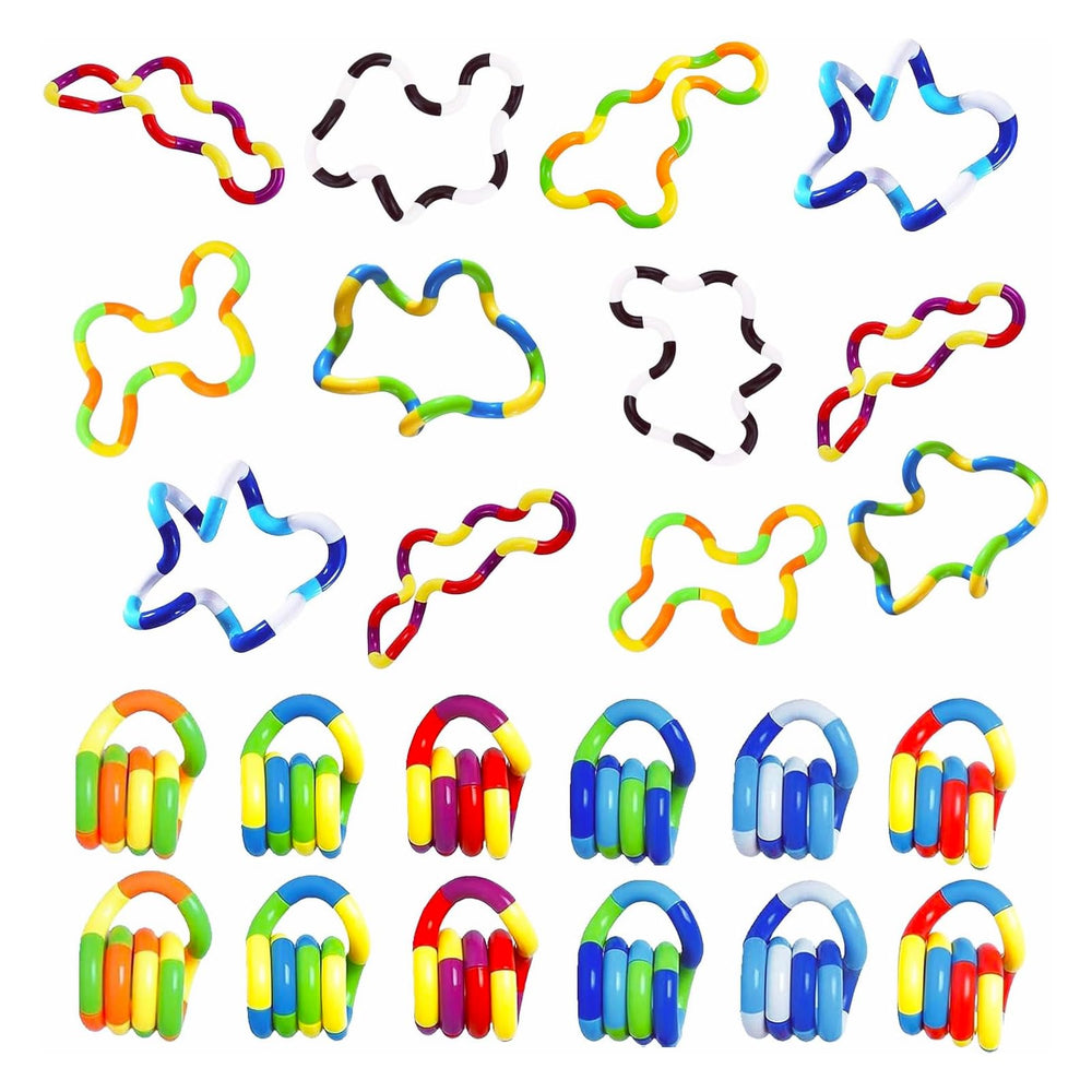 ZZSFBDZSW quiet twisty fidget toy in multicolor for focus and calm.