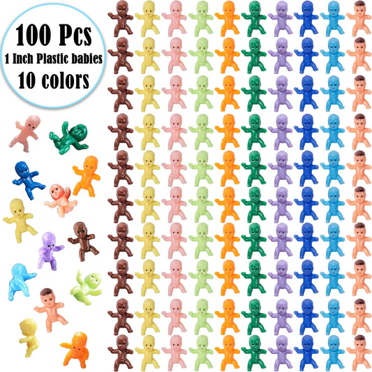 ZZYFGH ten colors tiny baby figurines provide vibrant variety for party decor