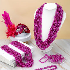 ZZYFGH 12-pack beads necklace bulk for weddings and birthdays