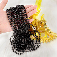 ZZYFGH Christmas bead necklace 33 inches for holiday dress-up.