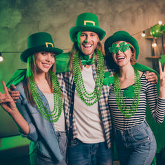 ZZYFGH St. Patrick's Day Necklaces as quick party favors.