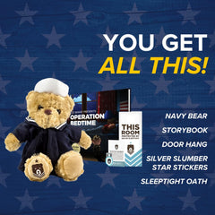 ZZZ Bears Sailor Sleeptight star stickers for night-time rewards