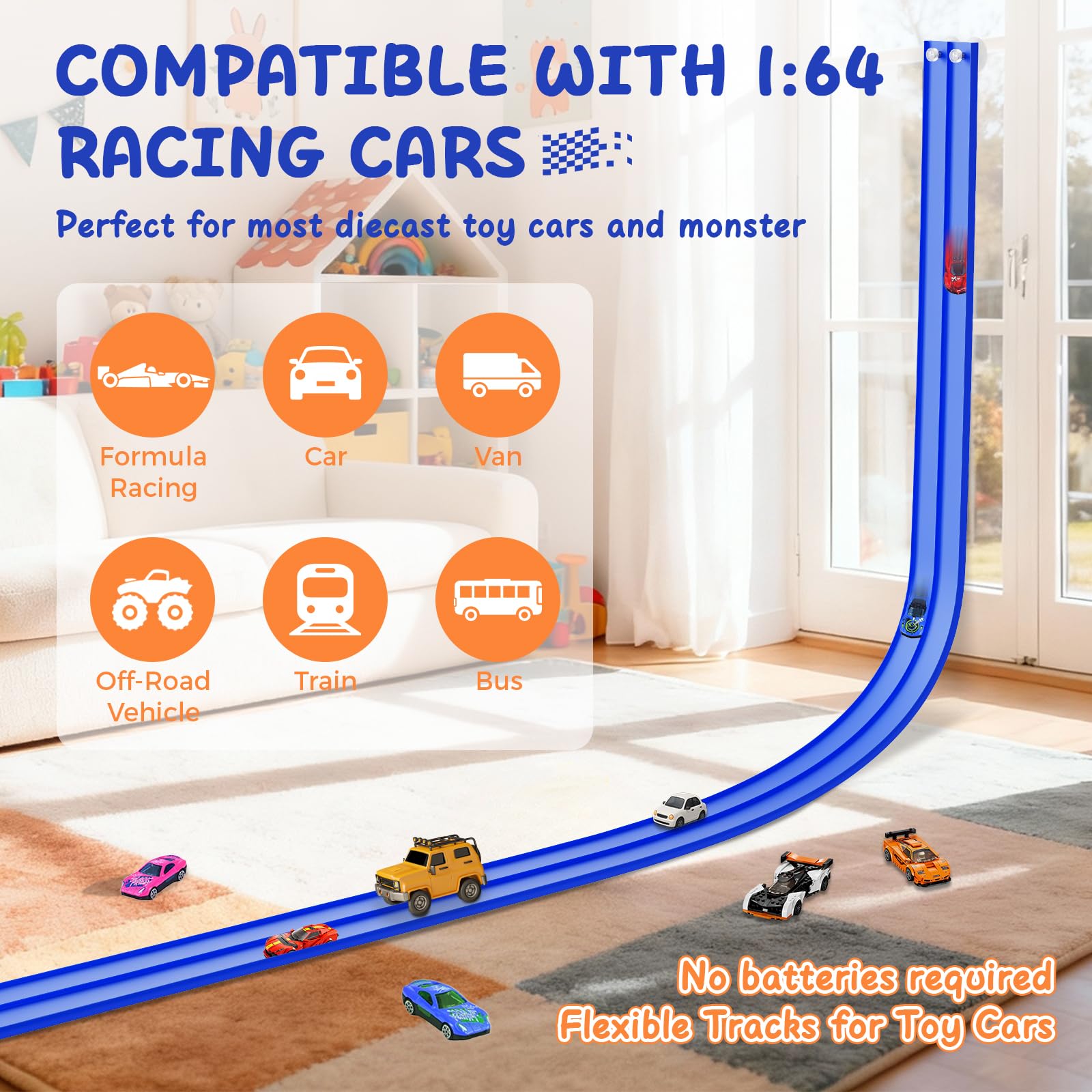 ZzzMgzzZ foldable track for quick storage after play